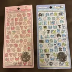 新品　ボンボンドロップシール　サンリオ moji はぴだんぶい　マイメロ