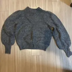 バルーン袖 ニット