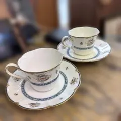 Narumi ボーンチャイナ カップ・ソーサー 2個セット