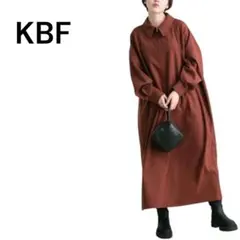 KBF ラグランZIPオーバーワンピース　美品　38