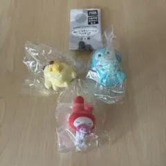 サンリオキャラクターズ　ぬいぐるみといっしょフィギュア　３点セット
