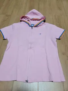 HANG TEN ピンク 半袖 パーカー 夏 薄手 かわいいのサムネイル