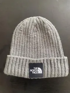 プ*中様 THE NORTH FACE グレー ニット帽