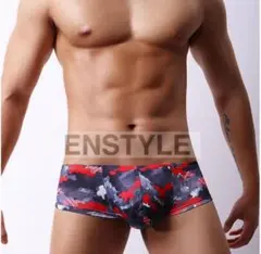 新品完売★ミニチークボクサー メンズバラエティプリント メッシュ通気性 男性下着