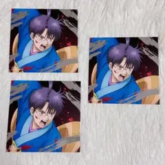 銀魂 吉原大炎上 志村新八 スクエアカード　アニメイト特典 3枚