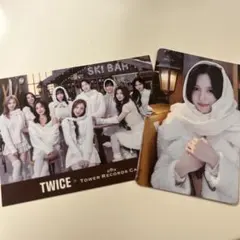TWICEタワレコカフェ特典トレカ ミナ　ステッカーセット