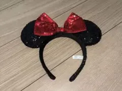 ディズニー ミニーちゃん スパンコール カチューシャ