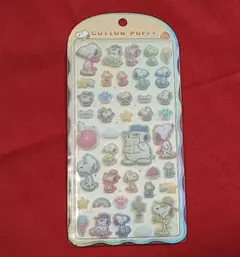 国内正規 スヌーピー コットンパフィー　シール