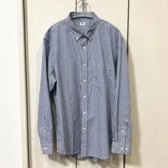 UNIQLO ブロードシャツ　ストライプ
