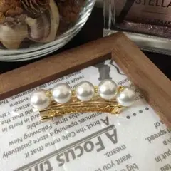 コットンパールバレッタ