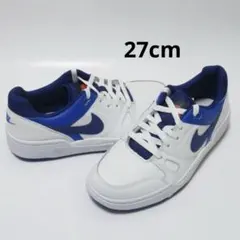 27cm 白 青 ナイキ フル フォース ロー FULL FORCE