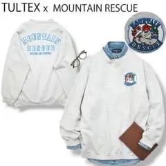 【山岳救助隊】 USA製 タルテックス製 スウェット トレーナー L 霜降り 灰