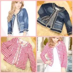 レディ ジャケット まとめ売り♡デニム ツイード Gジャン ジージャン リエンダ