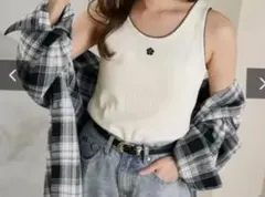 MARY QUANT PUBLUX ピコレース タンクトップのサムネイル