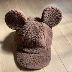 Disney ディズニー 帽子 キャップ ミッキー ブラウン ボアのサムネイル