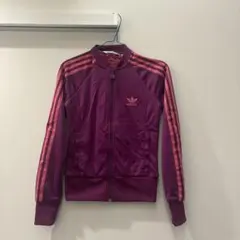 adidas トラックジャケット サイズ34 パープル ピンク