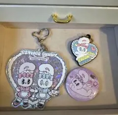 エスターバニーコラボカフェ限定　ポストカード　アクリルキーホルダー　セット