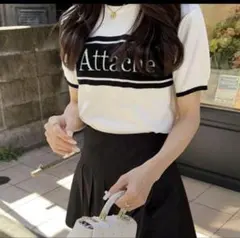 GRL 配色ロゴニットトップス[an1547]のサムネイル