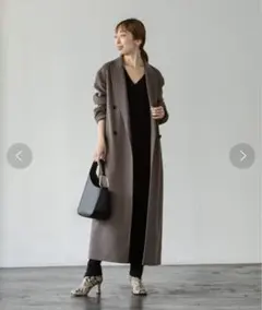 NOBLE リバーピークドマキシコートのサムネイル