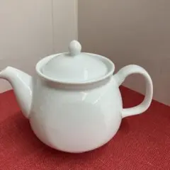 ノリタケホワイト陶器ティーポット蓋付き新品