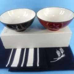 金麦の四季・ランチョンマット2枚&ひらり・組飯椀・香蘭社調《有田焼》【美品】のサムネイル
