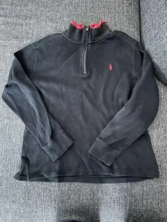 Polo Ralph Lauren 黒 ハーフジップ トレーナー