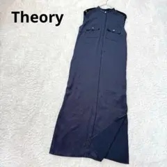 Theory 25SS ノースリーブ ティアード マキシ ドレス - メルカリ