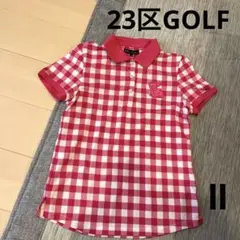 23区GOLF 半袖ゴルフウェア　Ⅱ 美品