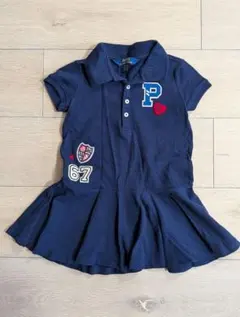 Polo Ralph Lauren ネイビー ワンピース　3T ワッペン