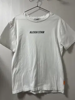 ALEXIA STAM ロゴ 半袖 Tシャツ ホワイトのサムネイル