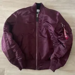 ALPHA INDUSTRIES MA-1 90s〜00sバーガンディS - メルカリ