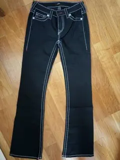 True Religion ブラックデニム 32 - メルカリ