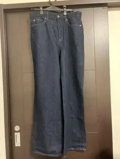 UNIQLO ワイドストレートジーンズ　27 ユニクロ　補正なし　デニム