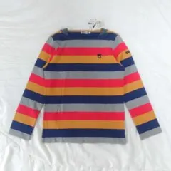 【新品・日本製】ミキハウス　DOUBLE.B　マルチボーダーカットソー　140