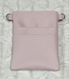ナースポーチ・オーガナイザー（ハンドメイド） 合皮•薄いピンク♡