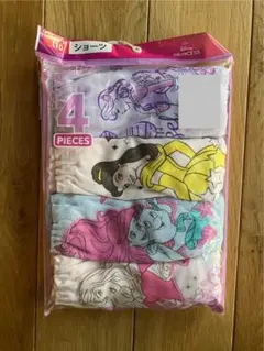 新品 ディズニープリンセス ショーツ 下着 4 枚セット 110センチ