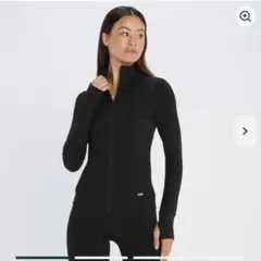 MP レディース フルジップ ジャージ ジャケット ブラックのサムネイル