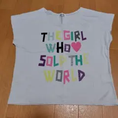 半袖Tシャツ ロゴプリント ライトグレー Mのサムネイル