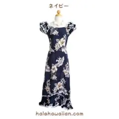 ◻︎8824【パシフィックレジェンド】ハワイ製 アロハワンピース