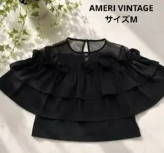Ameri vintage】 UNDULATE SHEER TOP - メルカリ