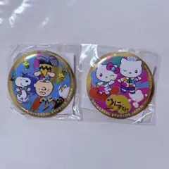 ユニバーサル・スタジオ・ジャパン 25周年缶バッジ2個セットのサムネイル