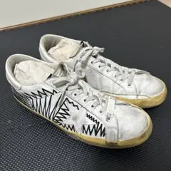 ゴールデングース　希少モデル　ヴィンテージダメージ加工スニーカー　サイズ44のサムネイル
