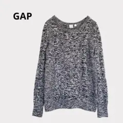 GAP ニット セーター 【XS】 ケーブル編み 綿100% 秋冬