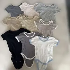 肌着 ロンパース 9枚組