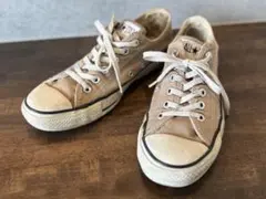 90s CONVERSE オールスター ベージュ スニーカー　USA製