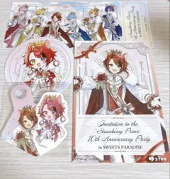 新品★あんスタ【紅月】特別招待状風カード★特典★ポストカード★4点セット 新品☆あんスタ【紅月】特別招待状風カード☆特典☆ポストカード