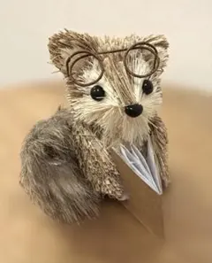 雑貨 インテリア ハンドメイド・リス 置き物