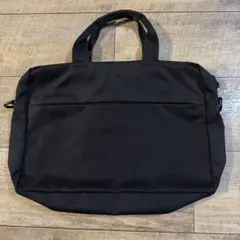 ※専用　シンプル 無印良品 ビジネスバッグ 黒 ブリーフケース ブラッグのサムネイル