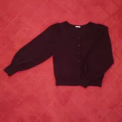 ブラック　カーディガン　GU