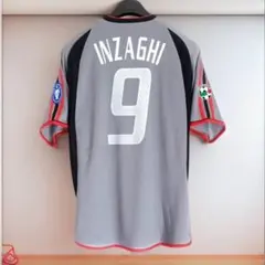 ACミラン INZAGHI 9 グレーシャツ